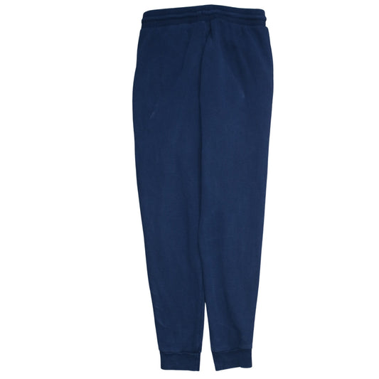 Adidas Men's Blue Joggers Size S Fleece Tapered Activewear Trousers
