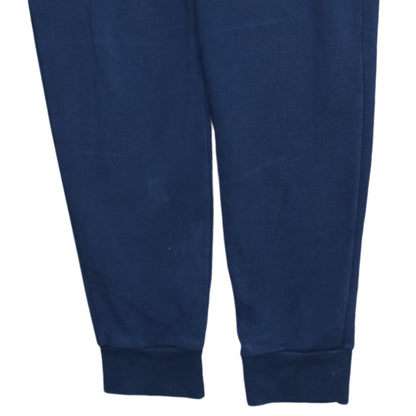 Adidas Men's Blue Joggers Size S Fleece Tapered Activewear Trousers