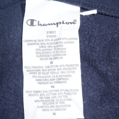 Champion Mens Blue XL Pullover Crew Neck Sweatshirt