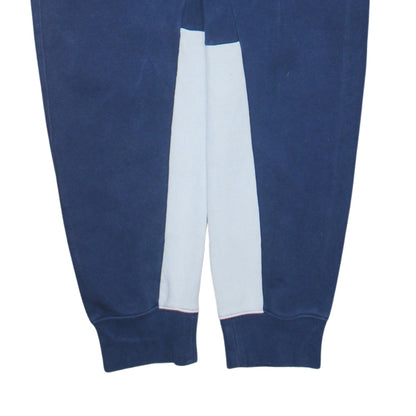 Nike Men Blue Jogger Trousers M Elastic Waist Colourblock Sweatpants