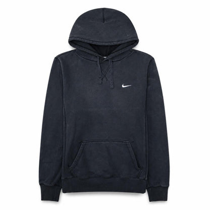 Nike Men's Black Pullover Hoodie S Logo Fleece Sweatshirt