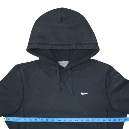 Nike Men's Black Pullover Hoodie S Logo Fleece Sweatshirt