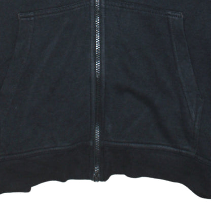 Nike Men's Black Full Zip Hoodie Size M Fleece Hooded Sweatshirt