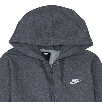 Nike Men’s Grey Full Zip Hoodie XL Regular Fit Sportswear