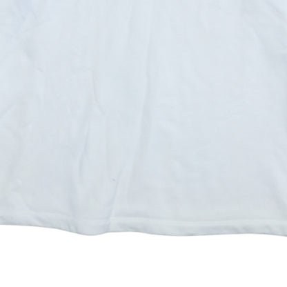 Adidas Women White Crew Neck Long Sleeve Pullover Sweatshirt Size 20