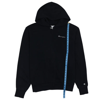 Champion Men’s Black Full Zip Hoodie XL Regular Fit Fleece