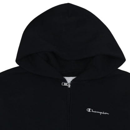 Champion Men’s Black Full Zip Hoodie XL Regular Fit Fleece