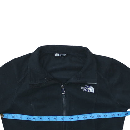 The North Face Womens Black Fleece Full Zip Jacket Size S