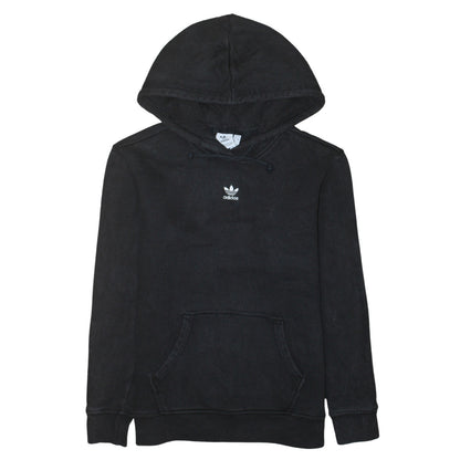 Adidas Womens Black Size 8 Pullover Hoodie Sweatshirt