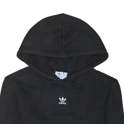 Adidas Womens Black Size 8 Pullover Hoodie Sweatshirt