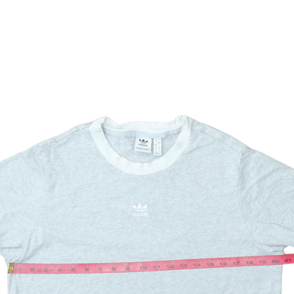 Adidas Men’s Grey Crew Neck Short Sleeve T-Shirt Size L