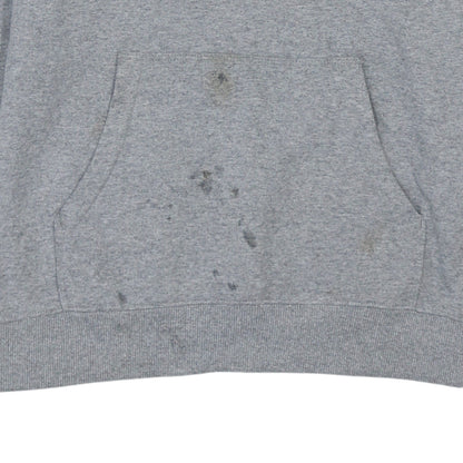Vans Men's Grey Small Pullover Hoodie with Logo Graphic