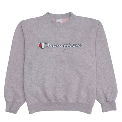 Champion Womens Grey Medium Crew Neck Pullover Sweatshirt