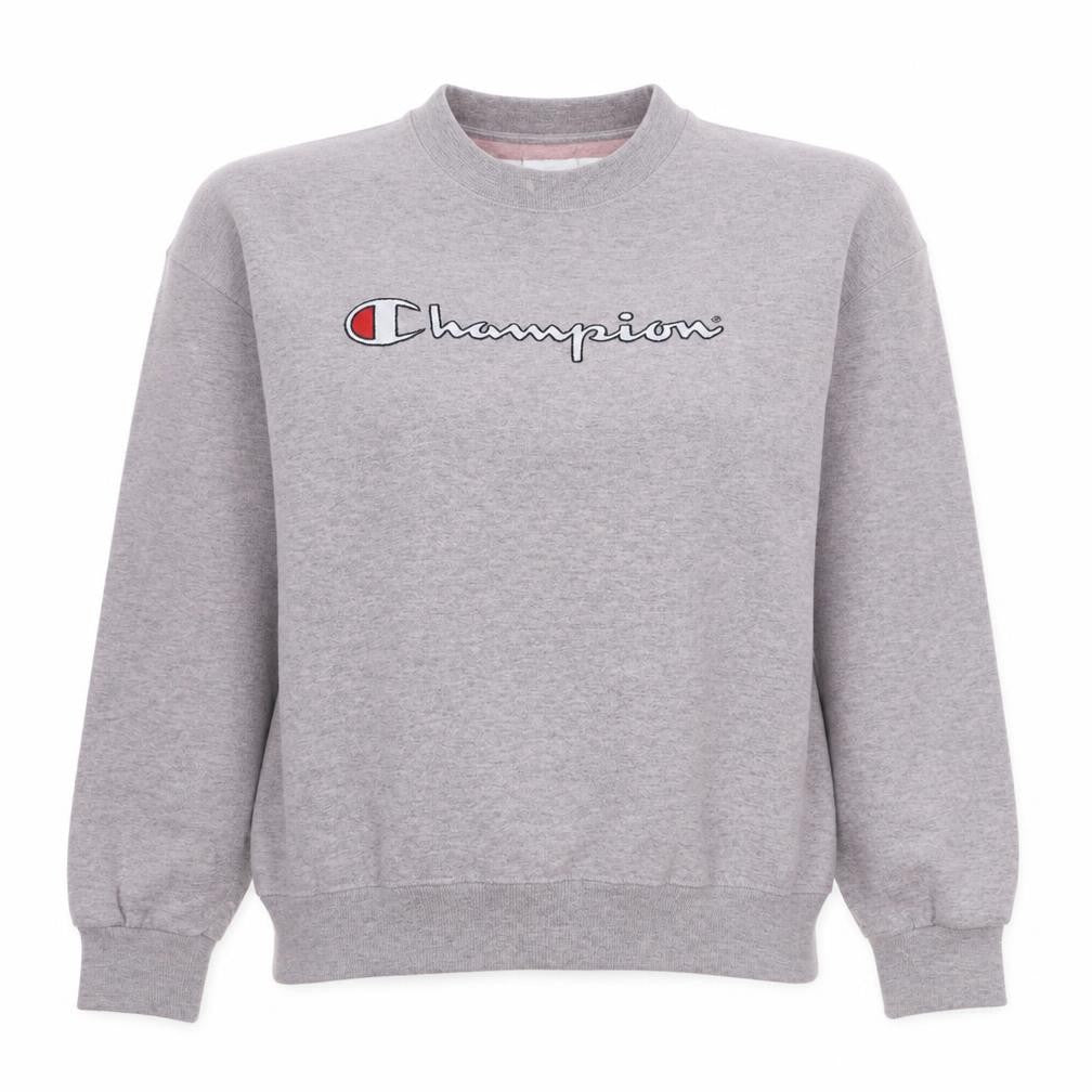 Champion Womens Grey Medium Crew Neck Pullover Sweatshirt