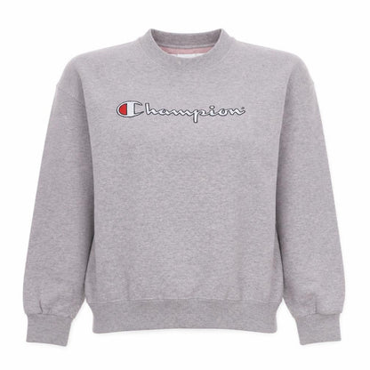 Champion Womens Grey Medium Crew Neck Pullover Sweatshirt