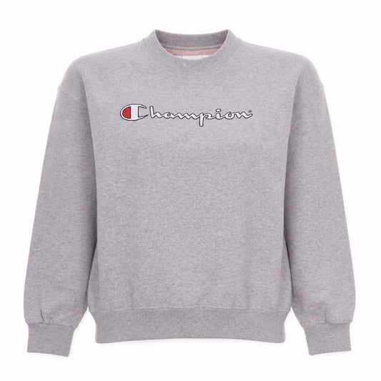 Champion Womens Grey Medium Crew Neck Pullover Sweatshirt