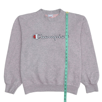 Champion Womens Grey Medium Crew Neck Pullover Sweatshirt