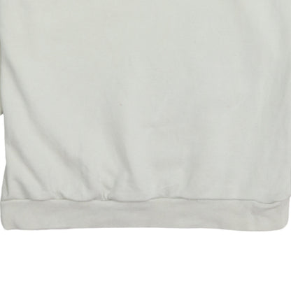 Adidas Women Beige Crew Neck Pullover Sweatshirt Size 10