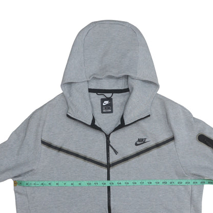 Nike Mens Grey Full Zip Hoodie XL Regular Fit