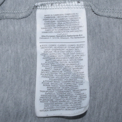 Nike Mens Grey Full Zip Hoodie XL Regular Fit