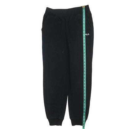 Fila Men's Black Jogger Sweatpants S Regular Fit Cotton Blend