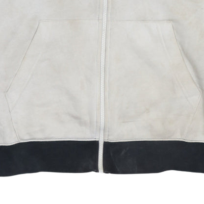 Nike Men's Black Grey White Full Zip Sweatshirt Size S