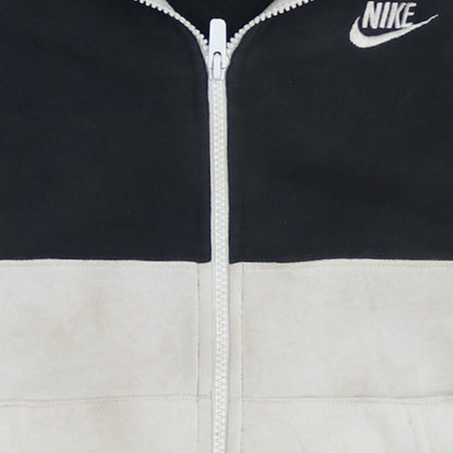 Nike Men's Black Grey White Full Zip Sweatshirt Size S