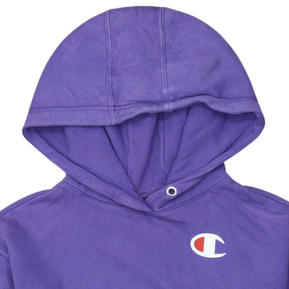 Champion JD Sports Purple Small Women's Pullover Hoodie Sweatshirt