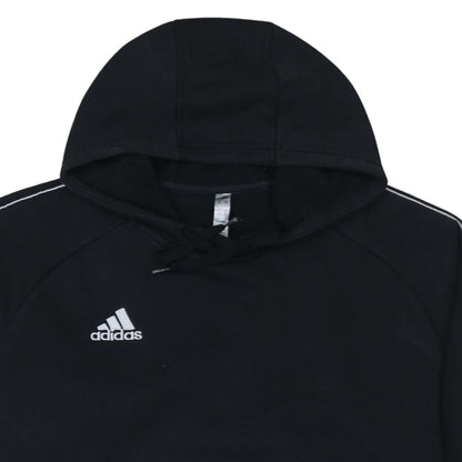 Adidas Men's Black XL Pullover Hoodie with Logo Detail