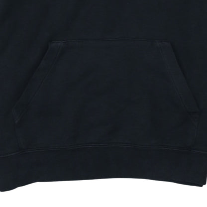 Nike Men's Black Pullover Hoodie Size M Fleece Logo Sweatshirt