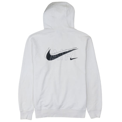 Nike Men's White Air Logo Pullover Hoodie Size M