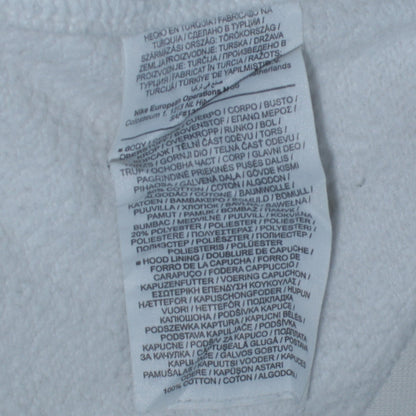 Nike Men's White Air Logo Pullover Hoodie Size M