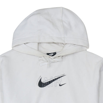 Nike Men's White Air Logo Pullover Hoodie Size M