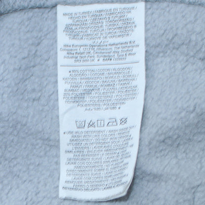 Nike Men's Grey Graphic Logo Pullover Sweatshirt M