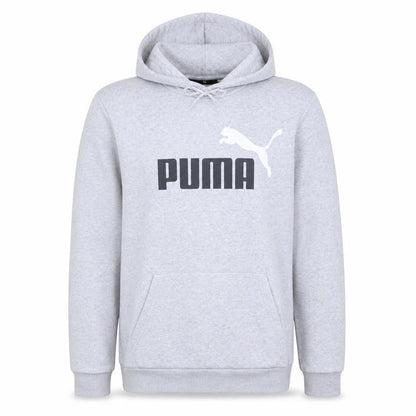 Puma Men’s Grey Pullover Hoodie Size M Regular Fit Sportswear