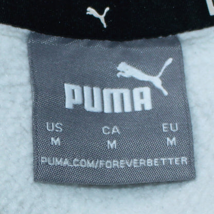 Puma Men’s Grey Pullover Hoodie Size M Regular Fit Sportswear