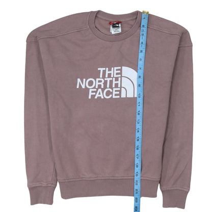 The North Face Womens Mauve Cotton Crew Neck Sweatshirt XS