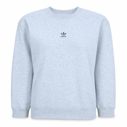 Adidas Women Grey Crew Neck Pullover Sweatshirt Size 10