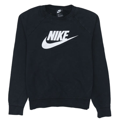 Nike Men's Black Small Crew Neck Pullover Sweatshirt
