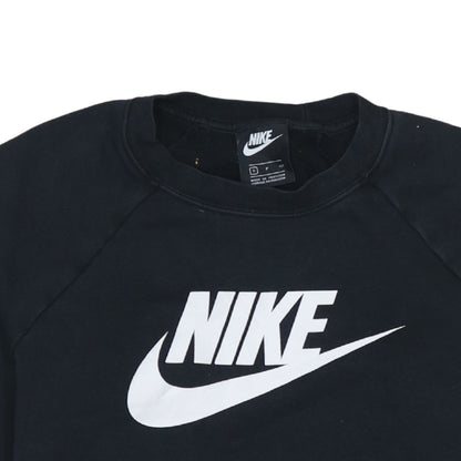 Nike Men's Black Small Crew Neck Pullover Sweatshirt