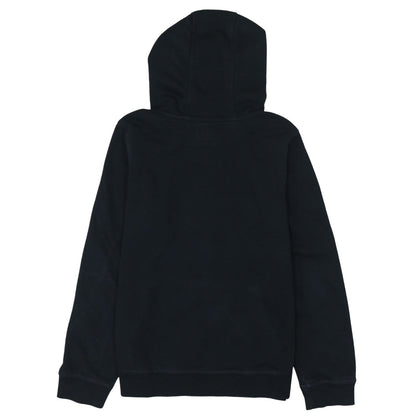 Nike Boys Black Pullover Hoodie Size L (147-158cm) Logo Print Sweatshirt