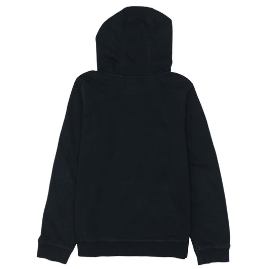 Nike Boys Black Pullover Hoodie Size L (147-158cm) Logo Print Sweatshirt