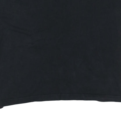 Adidas Men's Black Short Sleeve Crew Neck T-Shirt XL Classic Logo Tee