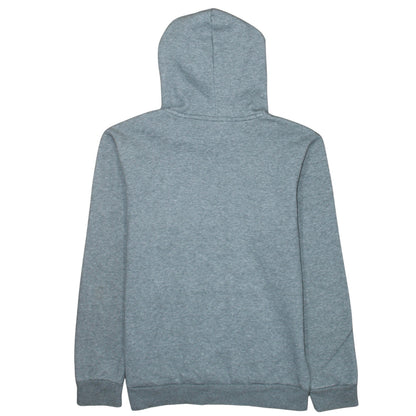 Puma Men's Grey Small Pullover Hoodie Logo Graphic Sportswear