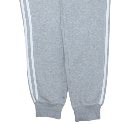 adidas Womens Grey Jogger Sweatpants Size 10 Elastic Waist Comfort Fit