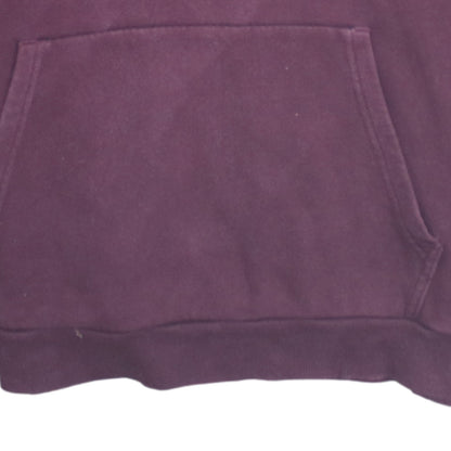 Under Armour Womens Burgundy Hoodie Size L Cotton Blend Pullover