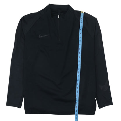 Nike Men's Black Dri-Fit Long Sleeve 1/4 Zip Training Top XL