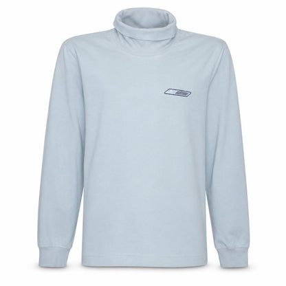 Adidas Men's Grey Roll Neck Long Sleeve T-Shirt Size S