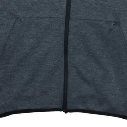 Nike Men Black Grey Full Zip Hoodie S Sportswear