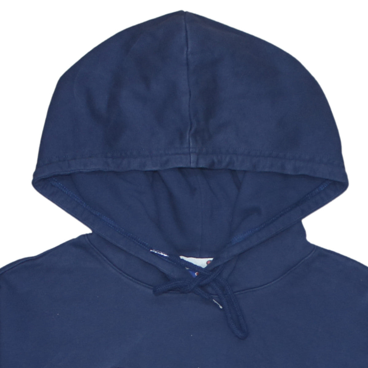 Champion Women's Navy Blue Pullover Hoodie Medium Cotton Logo